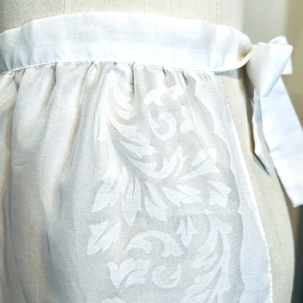 Makylene~Half, Long Fabric Apron / Made In Spain - Picture 2 of 10